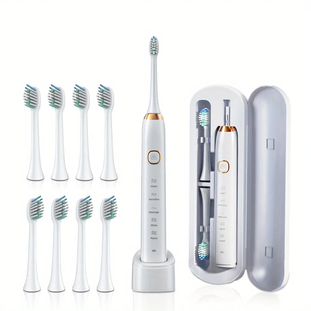 Sonic Electric Wireless Charging 5 Brushing Modes Multi-Function Toothbrush