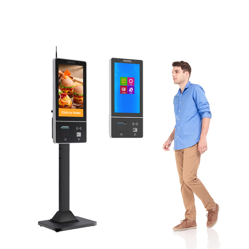 Letine Self-Service Order Payment LCD Kiosk with Barcode Scanner NFC Module POS