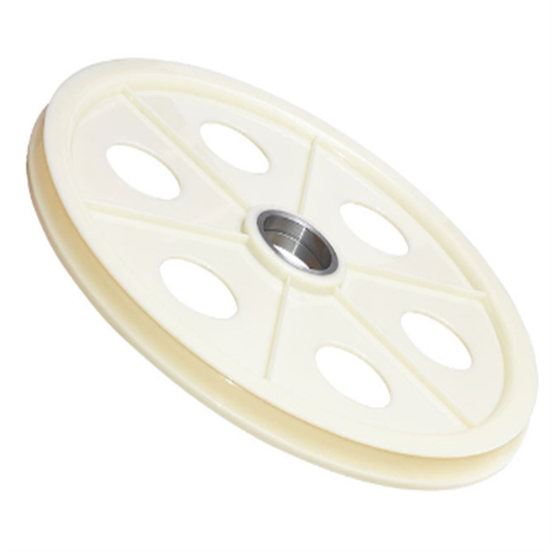 Cable Storage Wheel Electrical Pay-off Tool 200mm Ceramic Spraying Guide Wire Wheel
