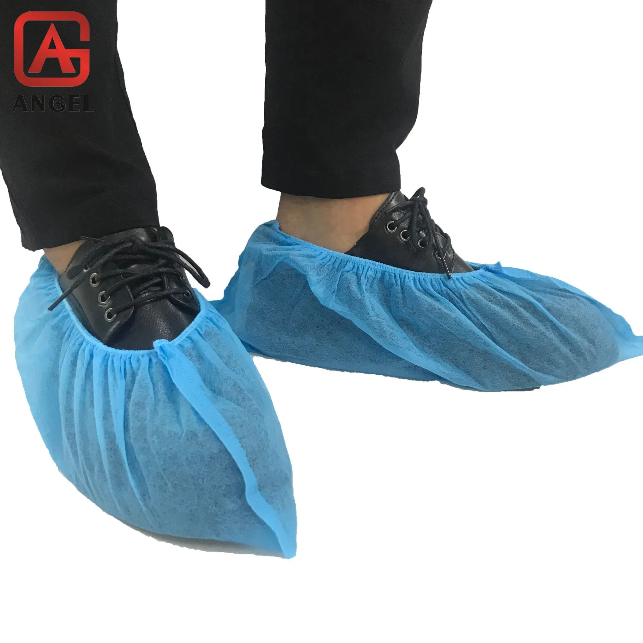 Wholesale Disposable Shoe Cover Blue Foot Cover Nonwoven Shoes Cover