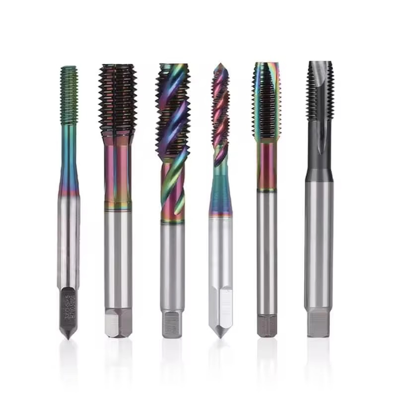 Coating Machine Screw Thread Taps for Aluminum M13m14m15m16m18m20m22m24 Hsse Spiral Fluted Tap