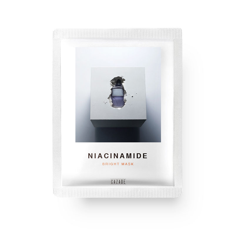 Private Label Nicotinamide Brightening Facial Sheet Mask Hydrating & Soothing Anti-Aging Treatment for Sensitive Skin Care Face Mask