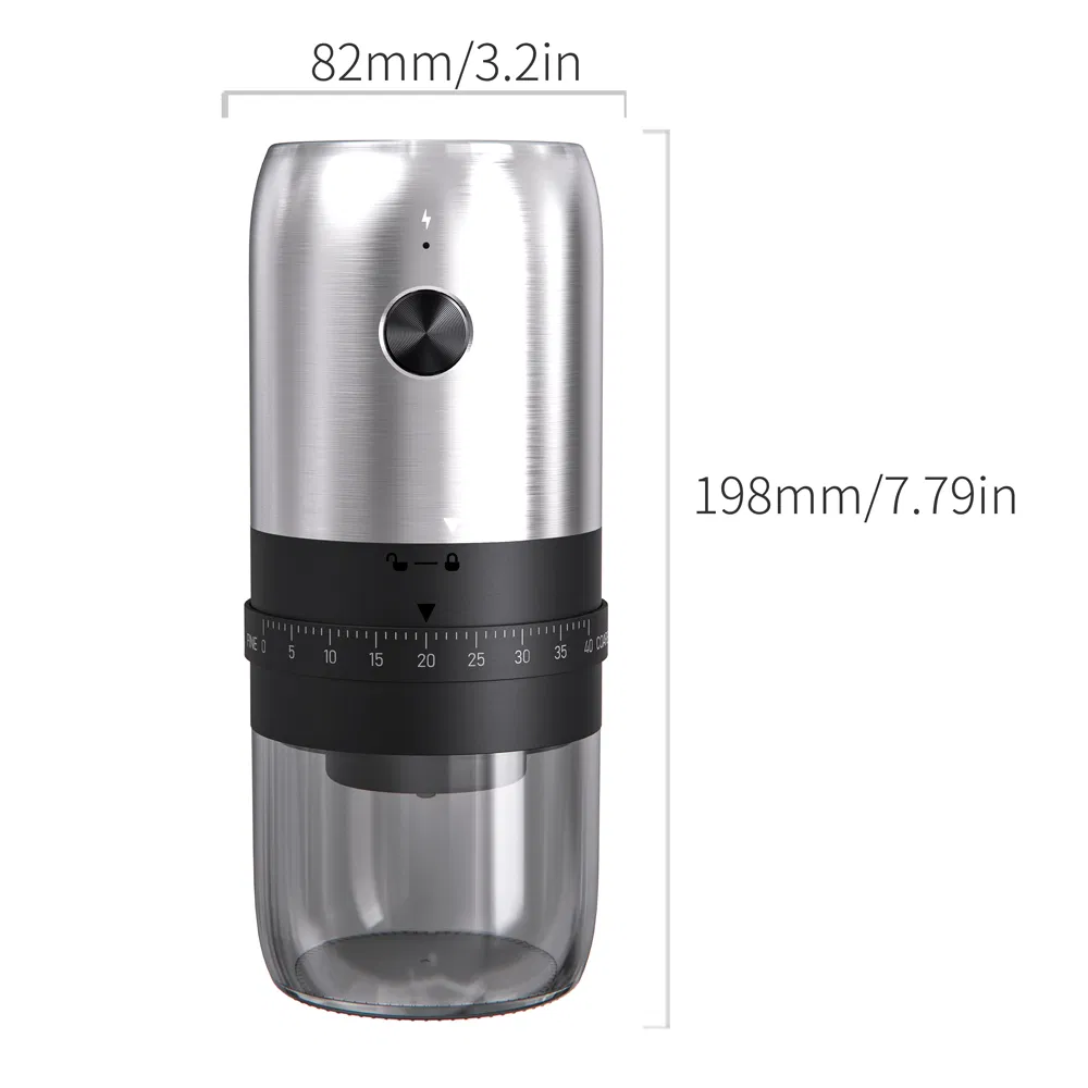 2025 Hot Portable Burr Coffee Grinder Electronic Wireless Grinder