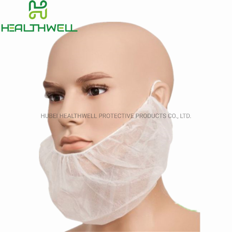 Disposable Polypropylene Beard Cap Covering with Single Loop