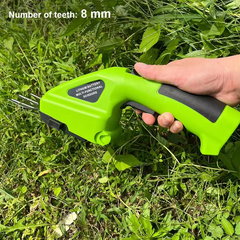 2 in 1 Cordless Grass Trimmer Electric Hedge Shear 7.2V Rechargeable Battery Shrub Trimmer Grass Cutter Weeder Lawn Garden Tool