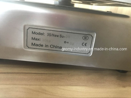 Electronic Stainless Steel Waterproof Weighing Scale Bench Portion Scale 15kg
