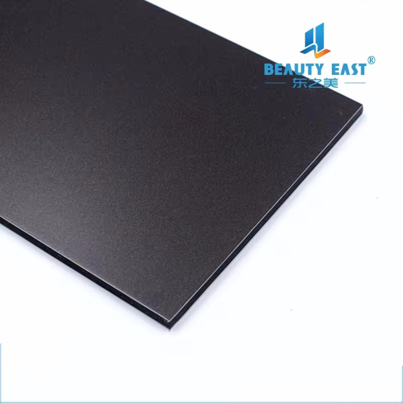 Cheap Price Wholesale 3mm 4mm*0.21mm Black Color Aluminum Composite Panel