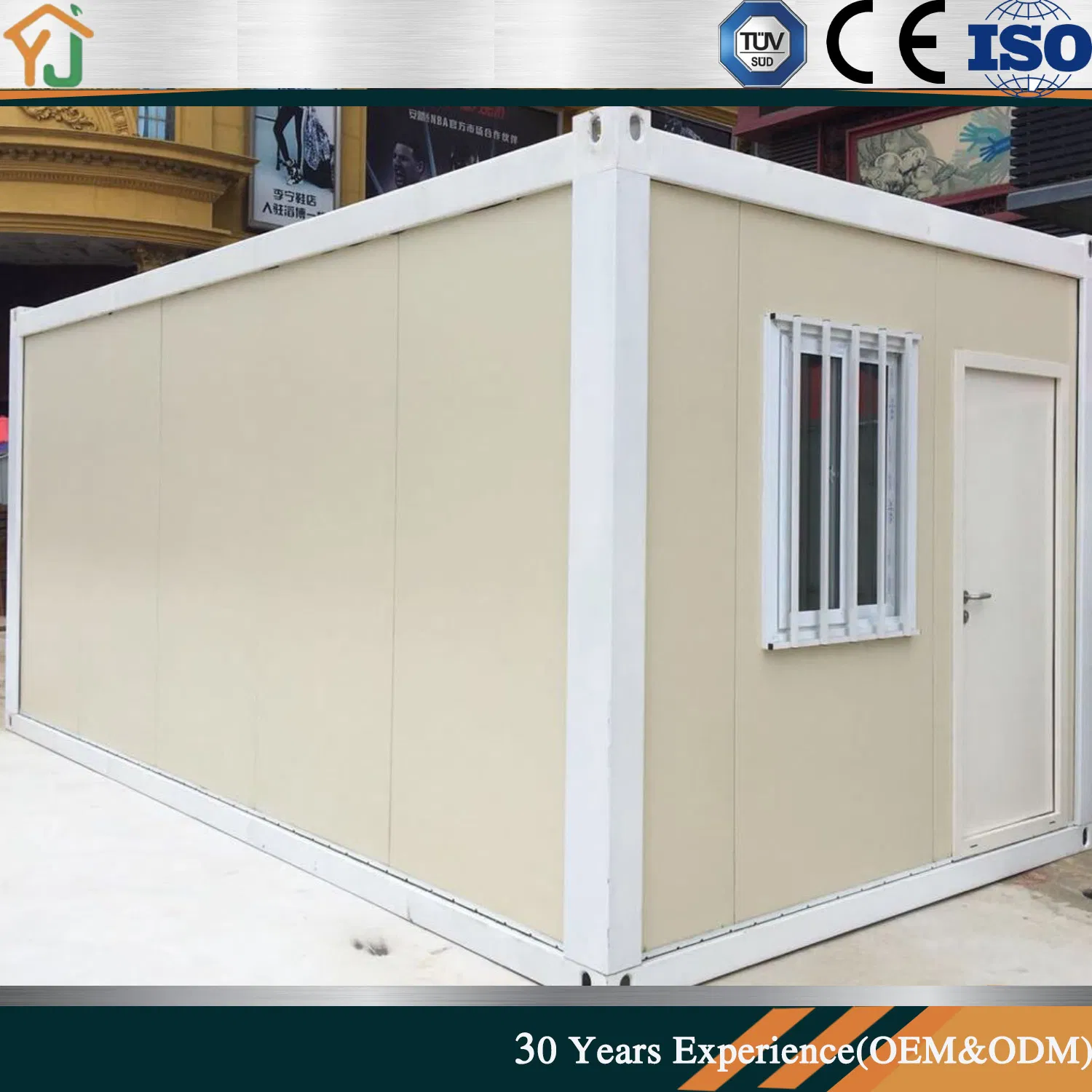 Modern Prefabricated Low-Cost Prefabricated House with Customized Flat Packaging for Easy Transportation to Construction Sites and Dormitories