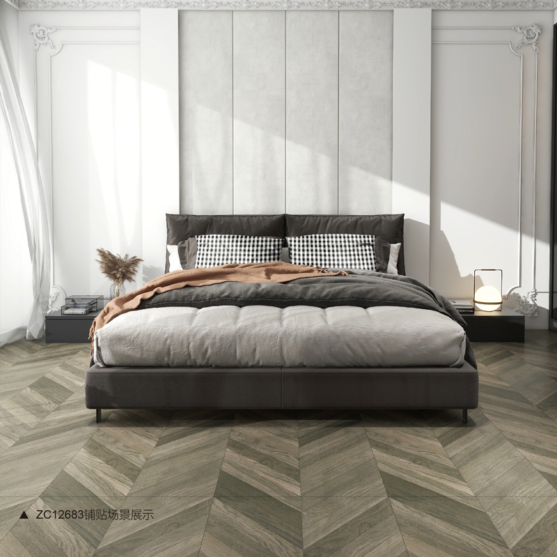 Wood Look Jla Netural Box and Wooden Pallet Porcelain Tile Ceramic Floor Tiles