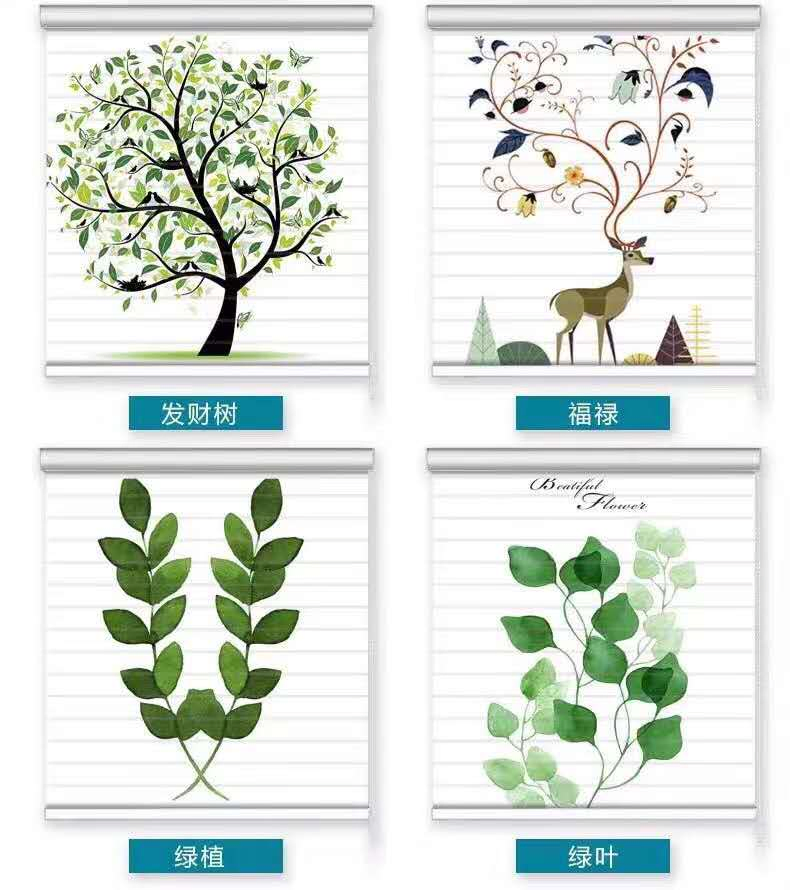 3D Digital Printed Roller Blinds/Shangri-La Blinds for Living Room