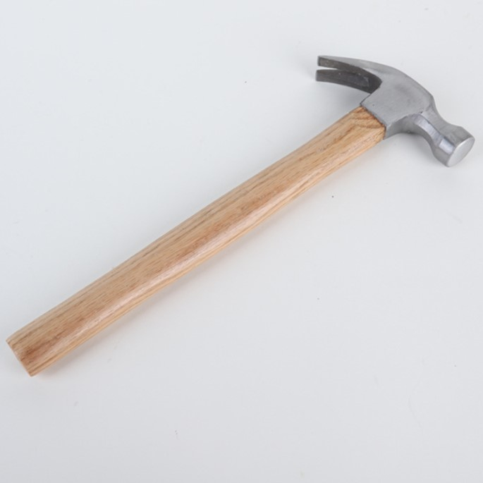 Versatile Wooden Handled Hammer with Sheep Horn Head