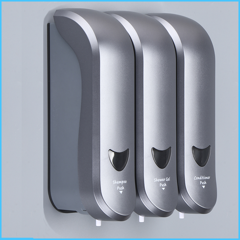 Настенный дозатор для жидкого мыла и шампуня