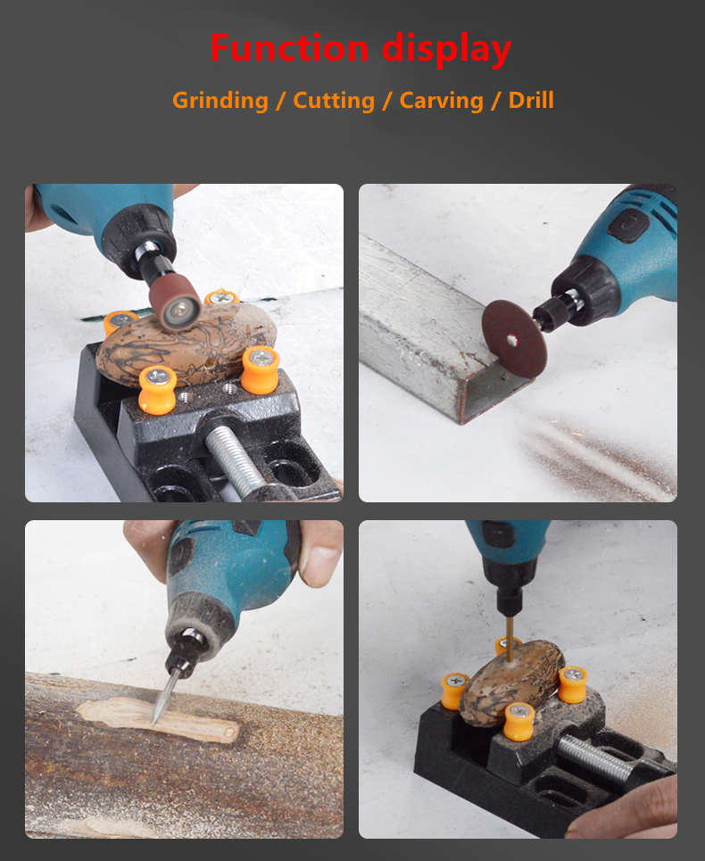 TOOLSMFG 12V Cordless Variable Speed Electric Rotary Tool