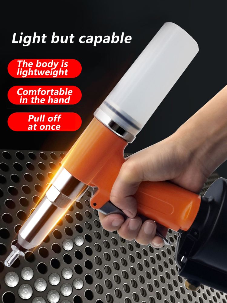Industrial Standard K-903 Stainless Steel Core Riveting Gun Self-Priming Riveting Gun Riveting Tool Pneumatic Riveting Gun