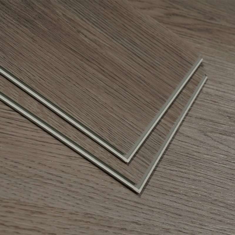 Wood Look Vinyl Flooring 4mm Interlock Click Lvt Spc Flooring Vinyl Plastic Wood Grain 6mm 5mm Spc Click Flooring