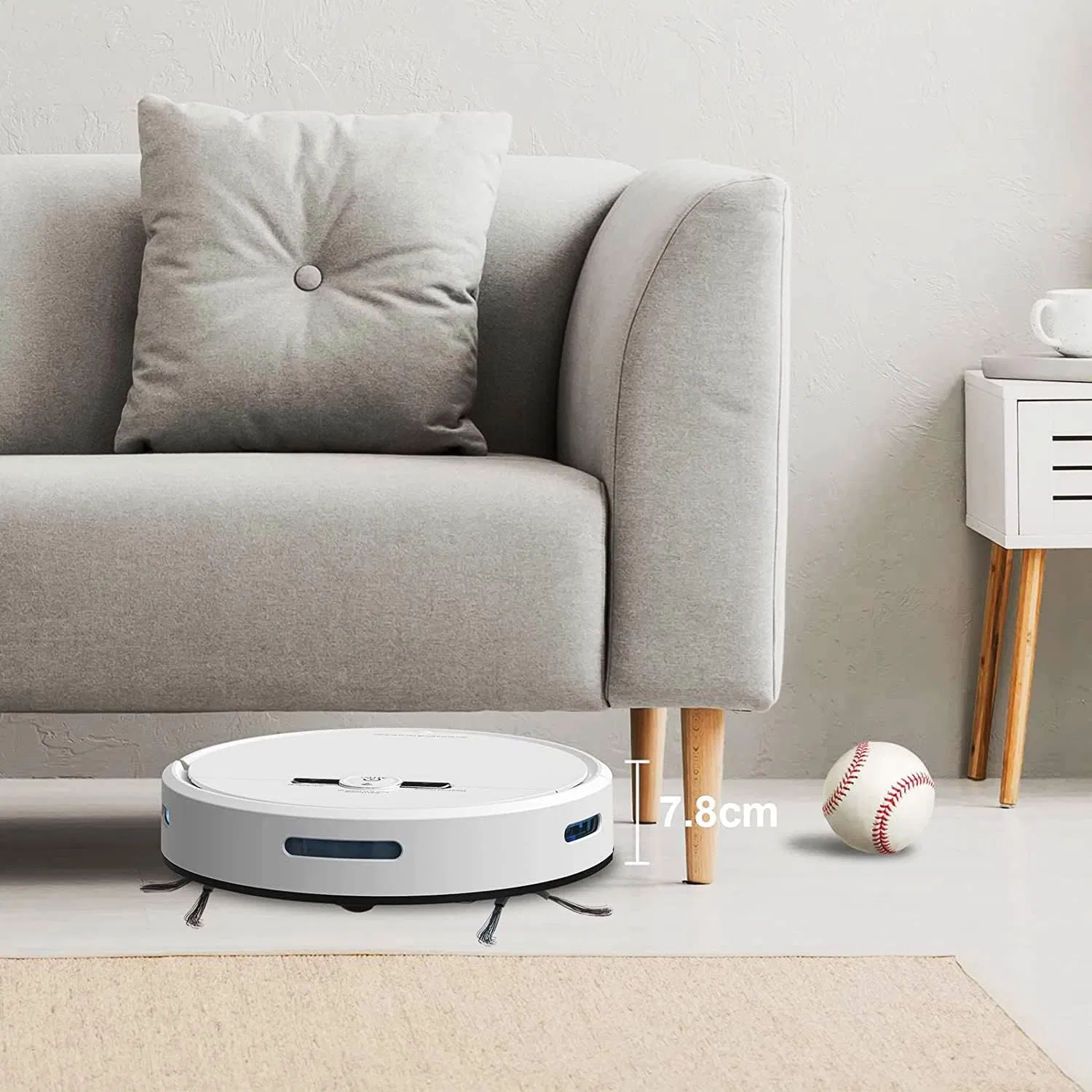 Intelligent Robot Vacuum Cleaner Controlled by Tuya APP Alexa and Google Assistant