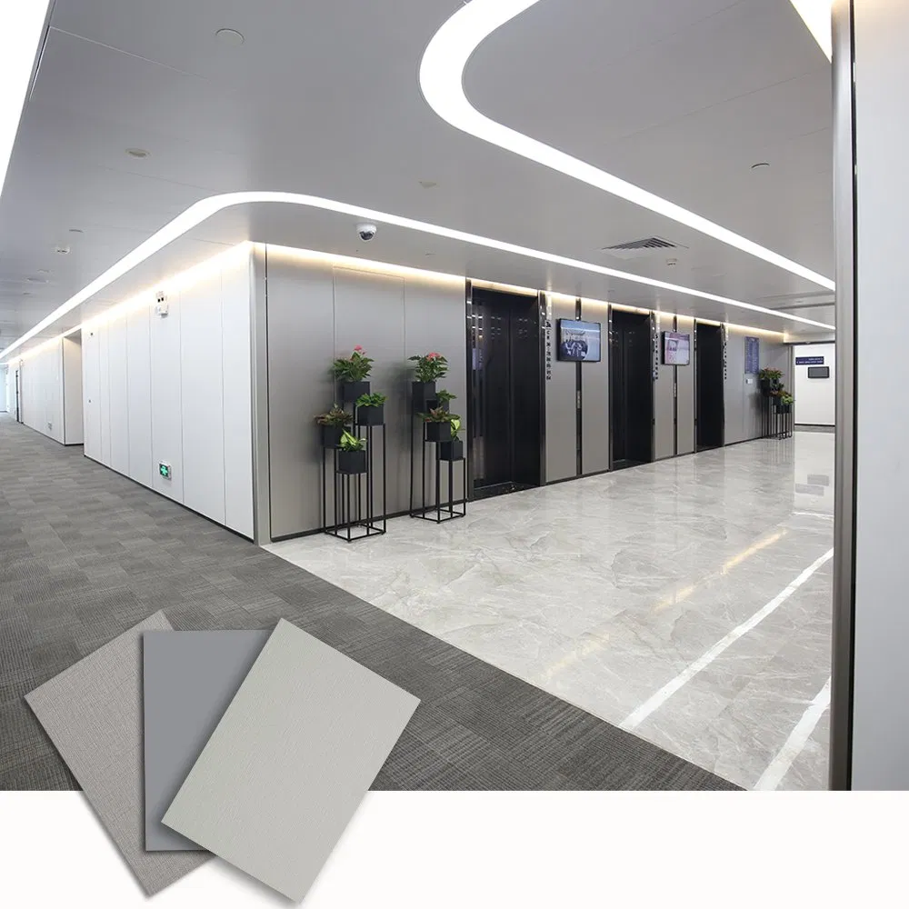 High Impact 3D PVC/UV Marble Sheet Vinyl Wall Panel for Interior Decoration for Hotel Commercial Projects