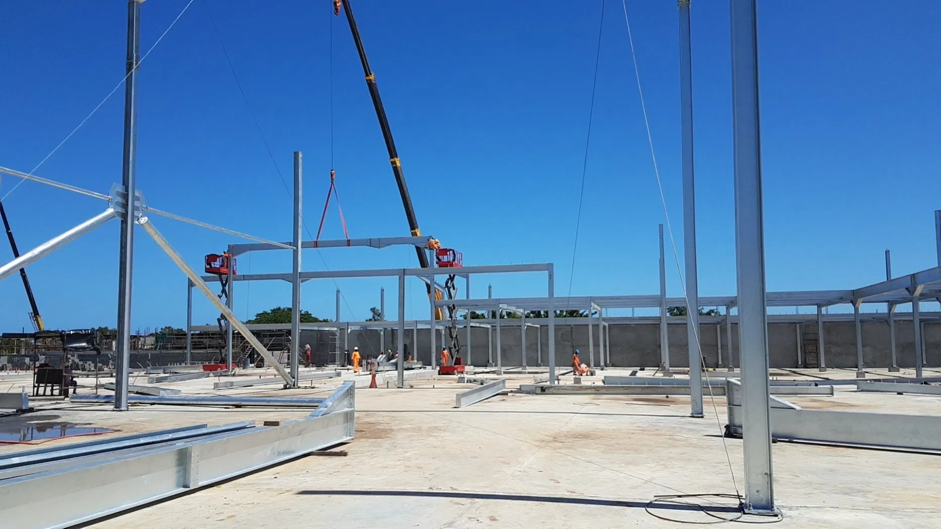 Prefabricated Steel Structure Frame Supermarket