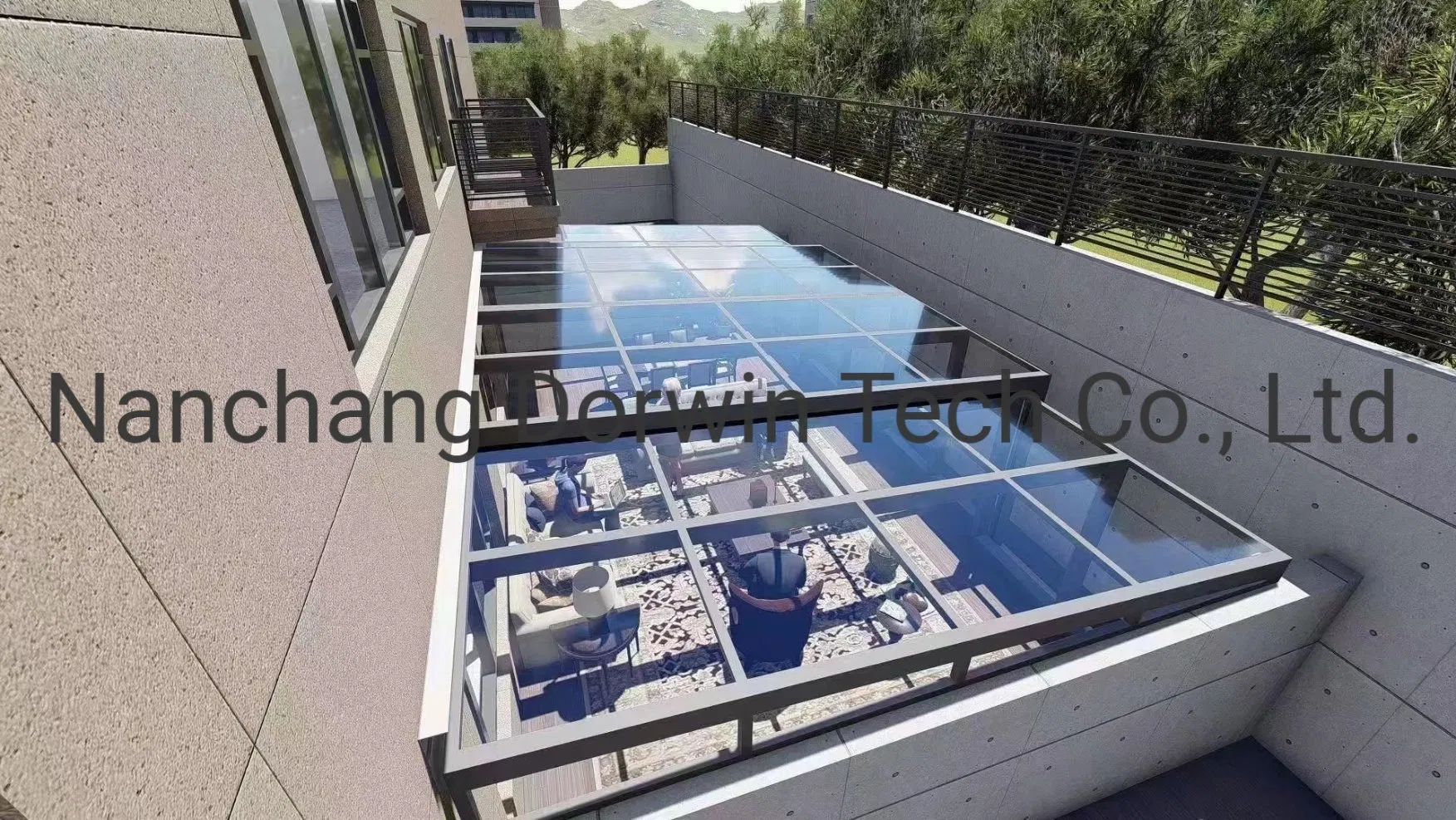 Movable Retractable Patio Sunroom Sun House Pool Enclosures for Cafe Restaurant