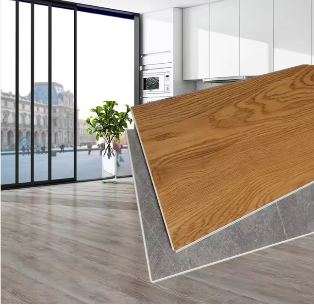 Durable Spc Flooring with Embossed Surface and Online Technical Assistance