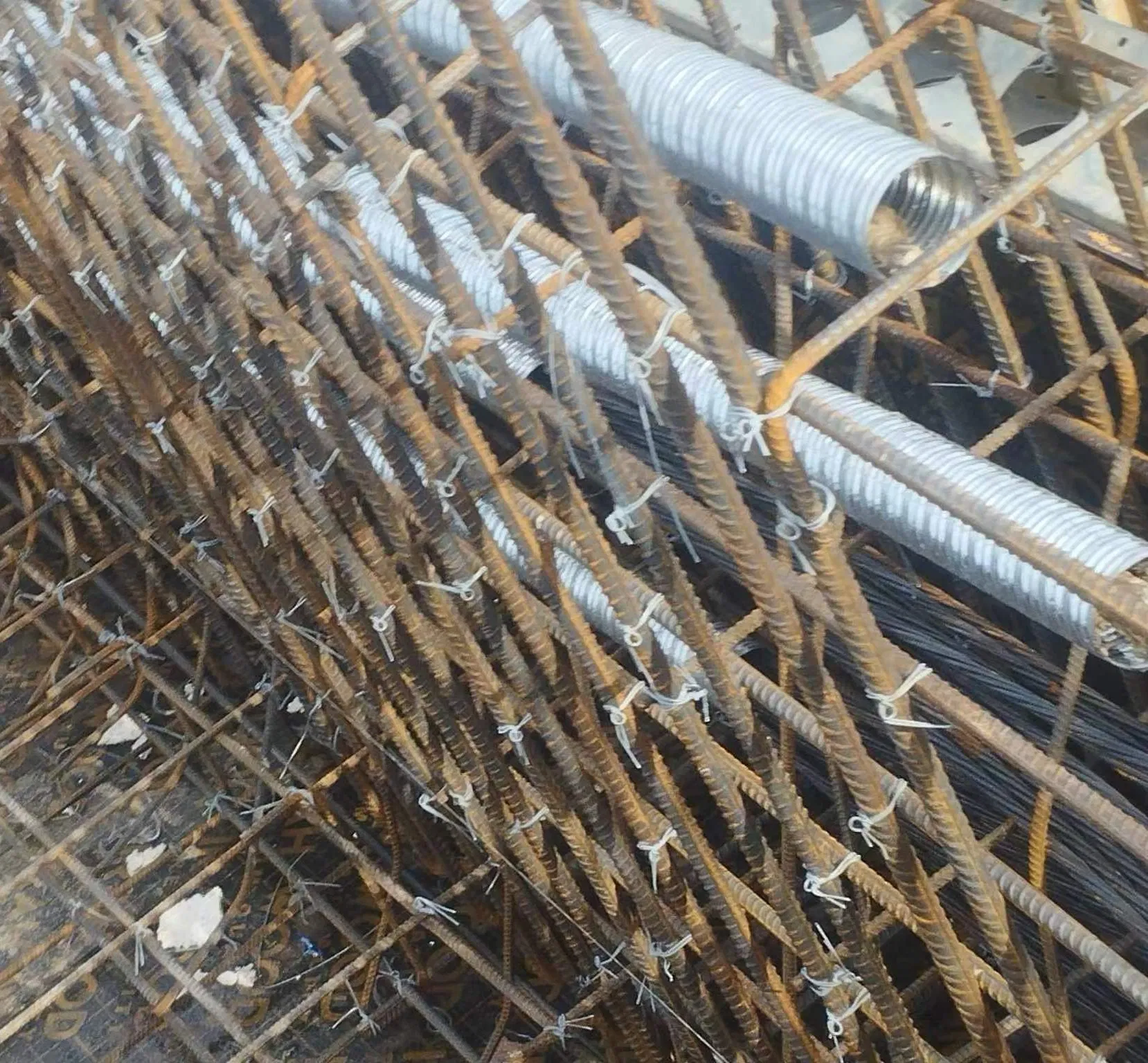 40-130 mm Post-Tensioning Duct Building Embedded Metal Bellows Large Diameter Concrete Bellows