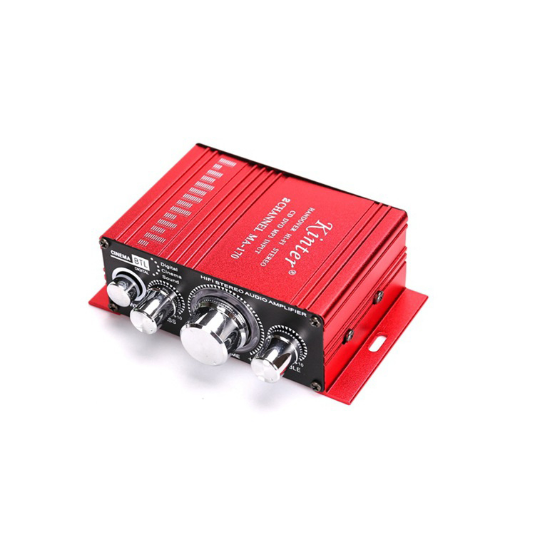 Hot Selling 12V Mini Home Audio Booster Metal Car Amplifier Receivers