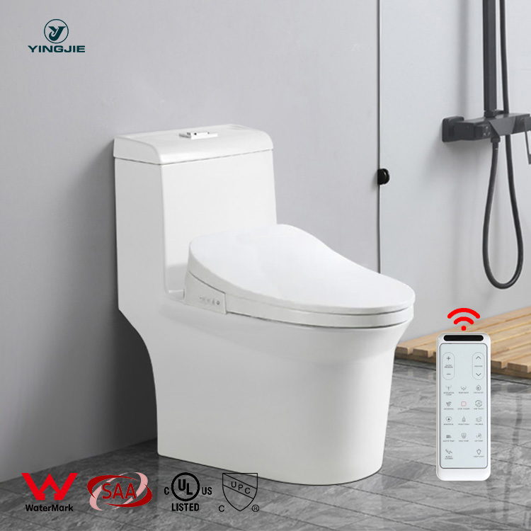 Bathroom Adjustable Temperature Heated Toilet Seat Smart Toilet Seat Cover with Heater Bidet