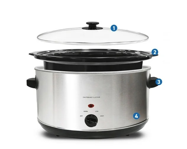 Versatile 8.5qt Slow Cooker for Easy Meal Preparation