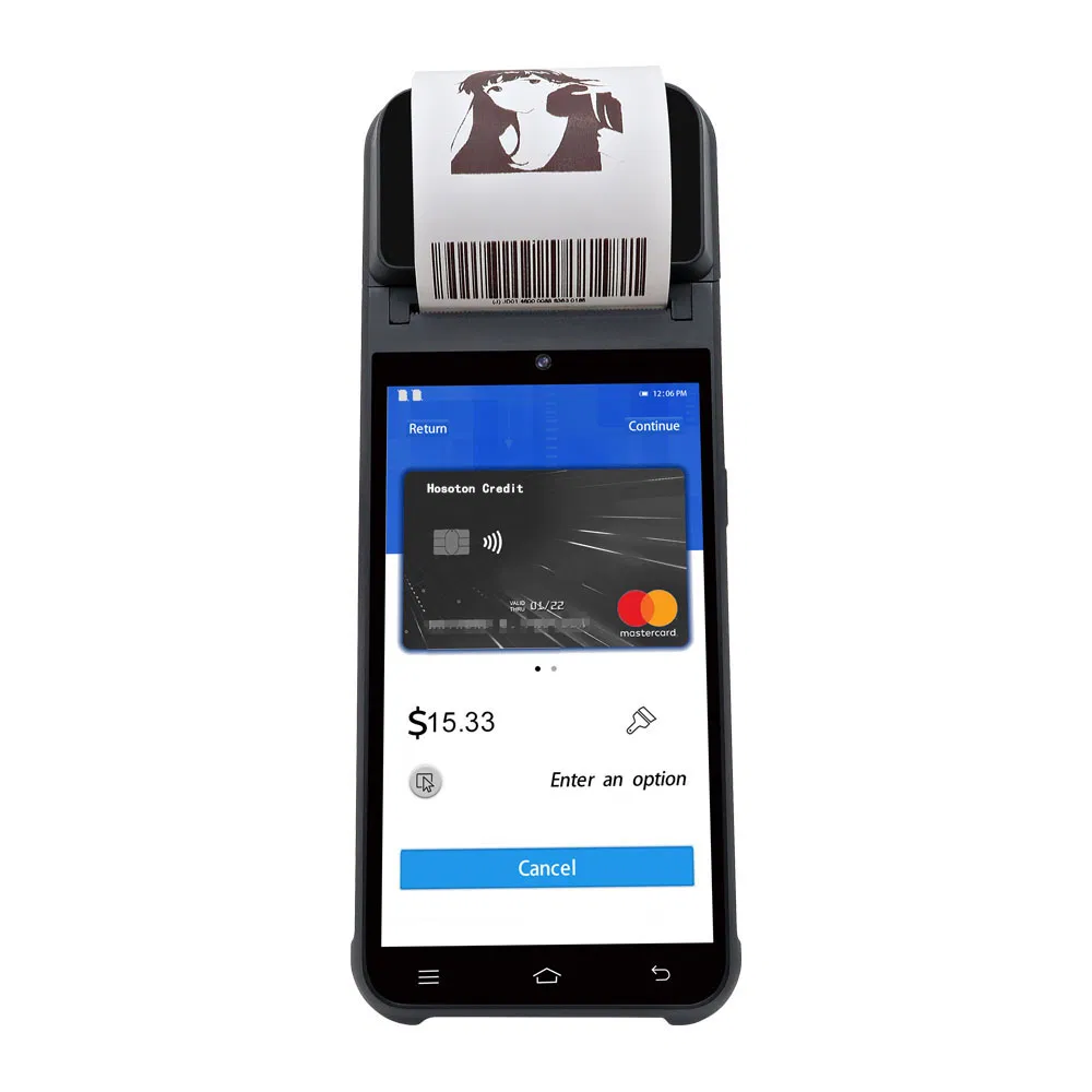 Android 4G Billing POS Machine Cash Register Point of Sale POS Printer Handheld POS Terminal