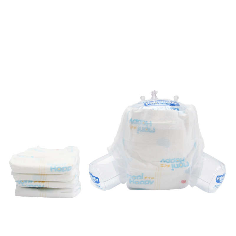 Moni Happy High Quality OEM Factory Price Skin Friendly Ultra Soft Disposable Diaper for Baby From China Factory Manufacturer Size L
