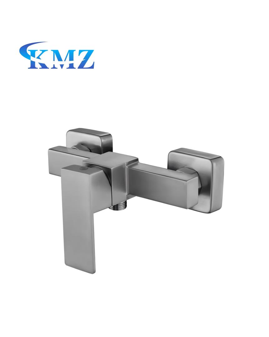 Hot Sale Brass Square Wall Mounted Single Handle Shower Mixer Faucet for Bathroom