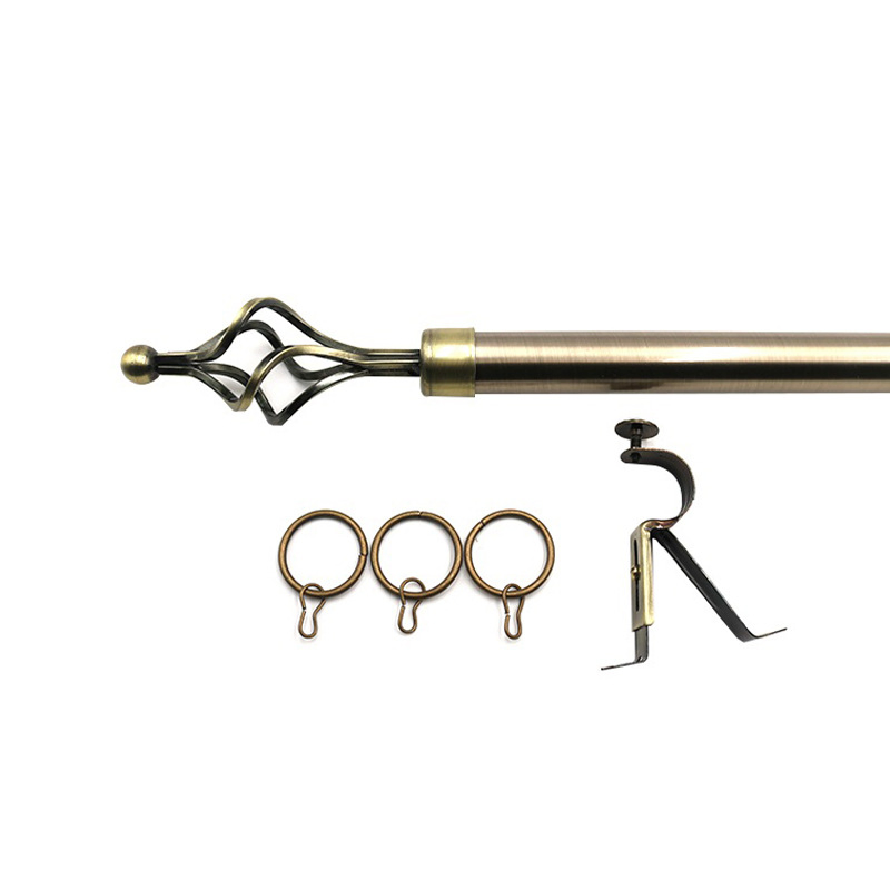 25-28mm Metal Curtain Pole Rod End Curtain Poles Tracks Accessories Curtain Rod