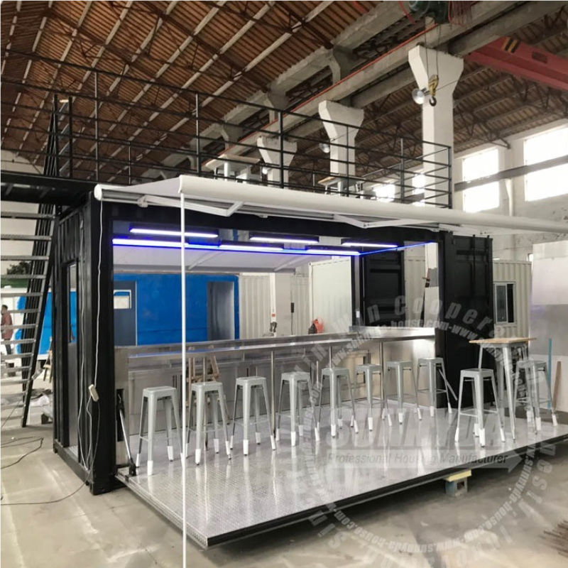 Most Popular Pop up 20FT Prefabricated Container Coffee Shop Bar