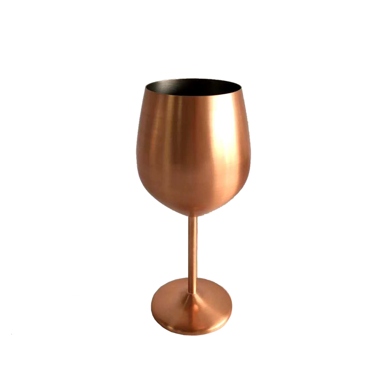 Antique Metal Copper Stainless Steel Wine Cocktail Glasses Martini Glass Champagne Cups