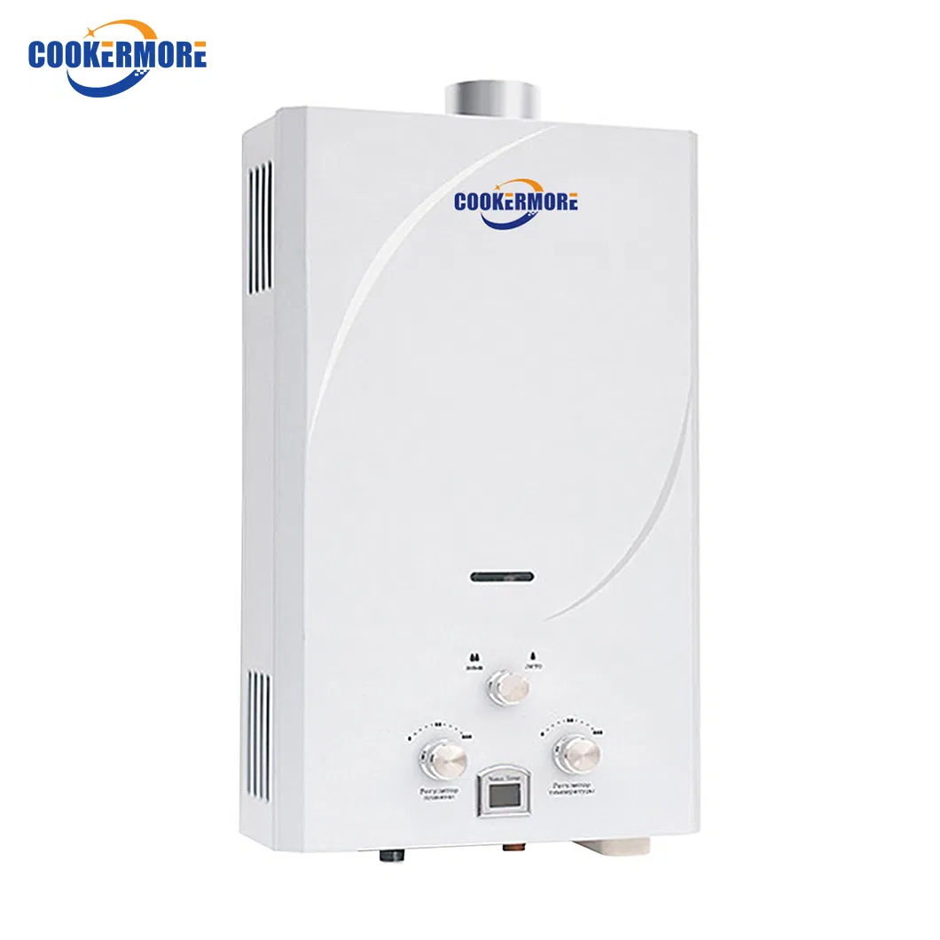 Hot Selling Colorful Indoor Connector Safety Propane Low Water Pressure Prices Gas Geyser Hot Water Heater for Shower