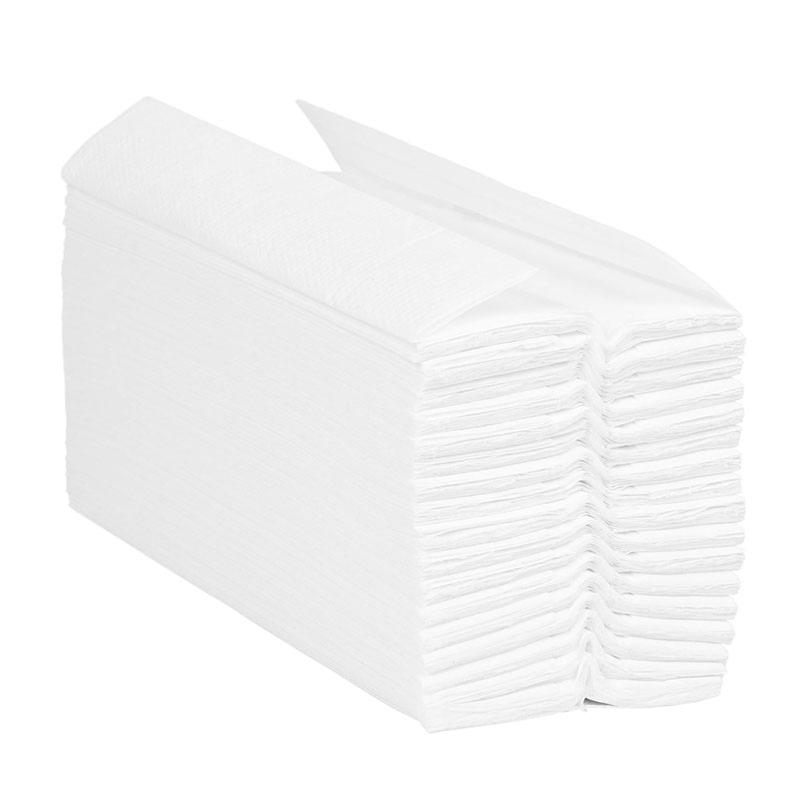 Disposable 1/2/3ply Embossed C/N Fold Interfolded Multifold Blue White Bulk Tissue Hand Paper Towel Manufacturer