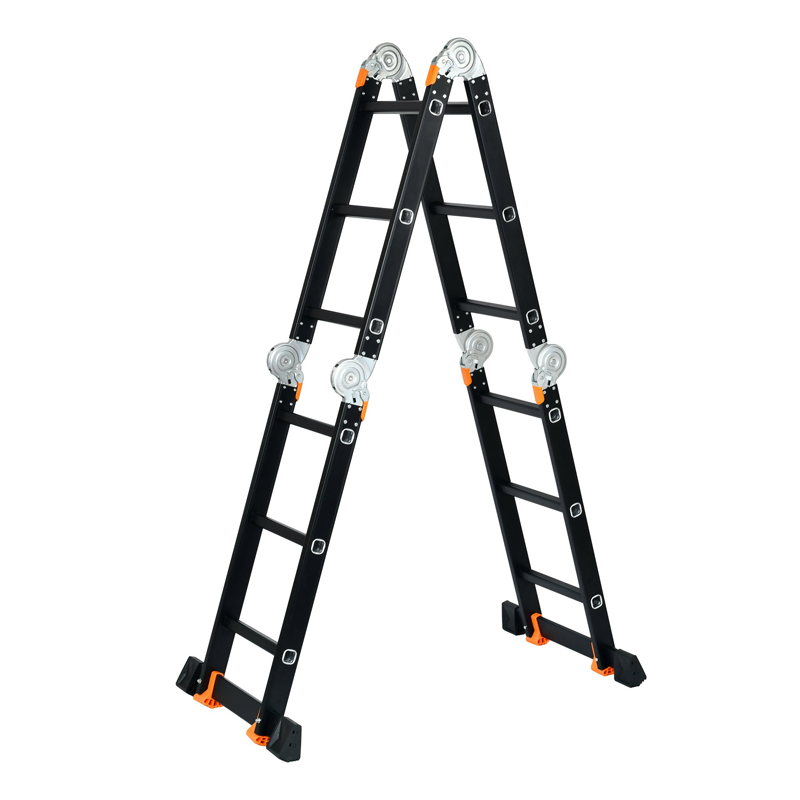 Aluminum Alloy Adjustable Folding Work Ladder Multi Purpose Step Ladder