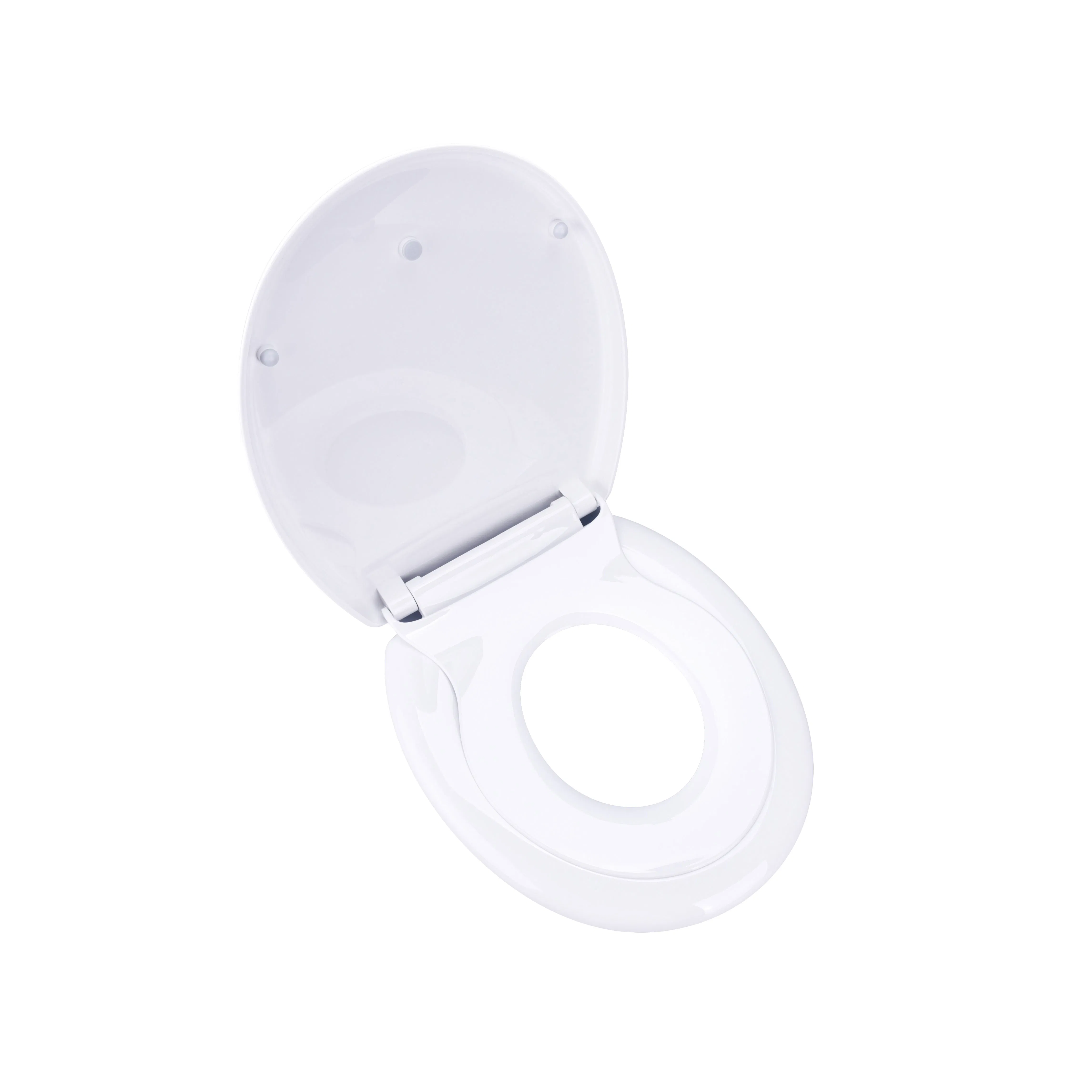 Plastic Oval Smooth Surface PP Toilet Seat Universal Soft Close Family Toilet Seat for Children