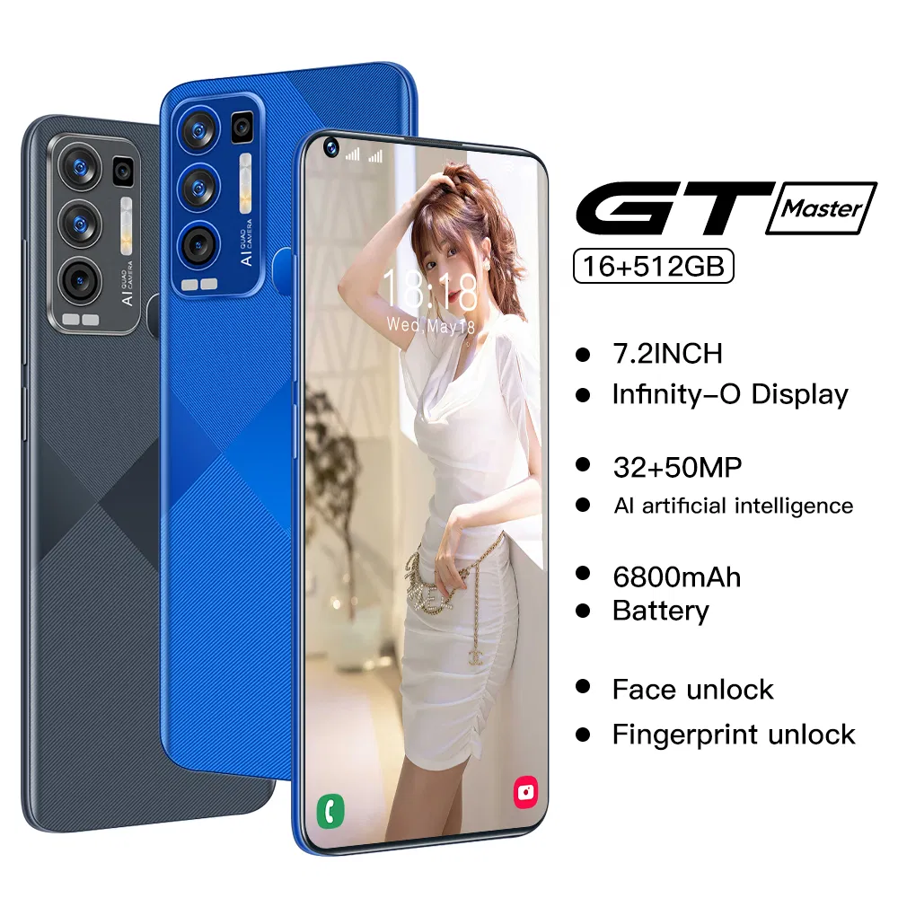 Factory Wholesale Gt Master 5g Mobile Phone 128GB 6GB RAM GSM Unlocked Global Version Smartphone