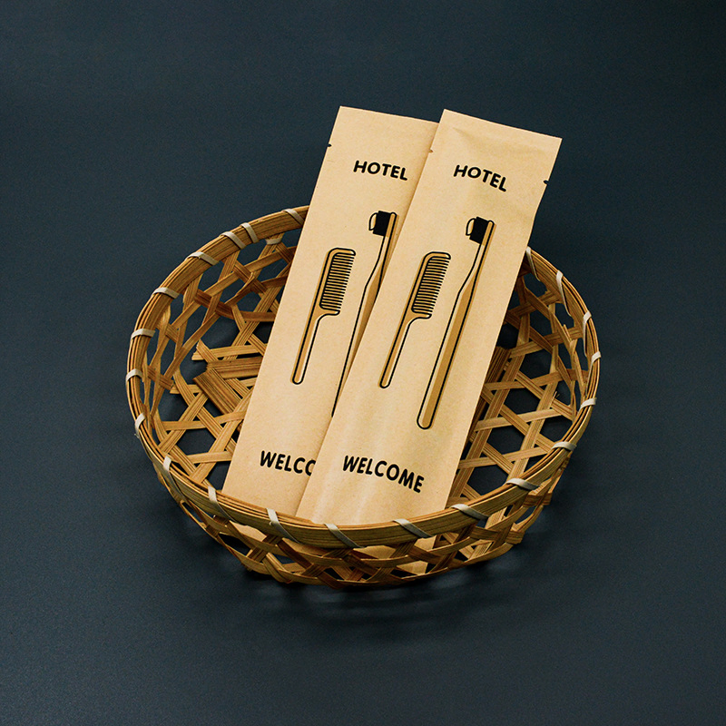 Eco Friendly Biodegradable Hotel Toiletries Eco Friendly Wheat Straw Toothbrush