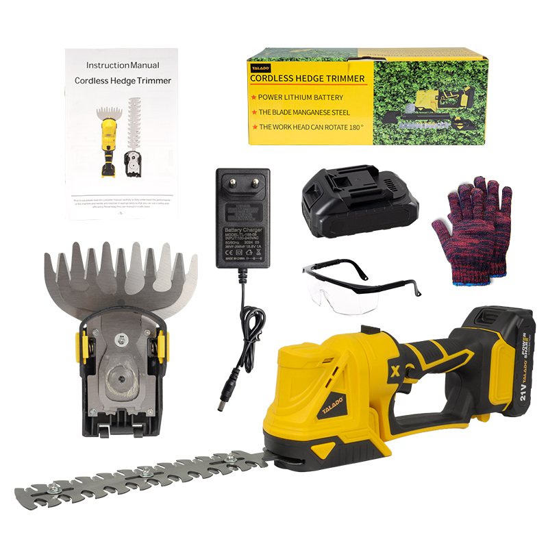 Rechargeable Hedge Trimmer Cordless Electric Garden Tool