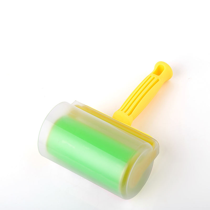 Household 10cm Adhesive Pet Hair Remover Clothes Dust Cleaning Sticky Washable Reusable Gel Silicone Lint Roller