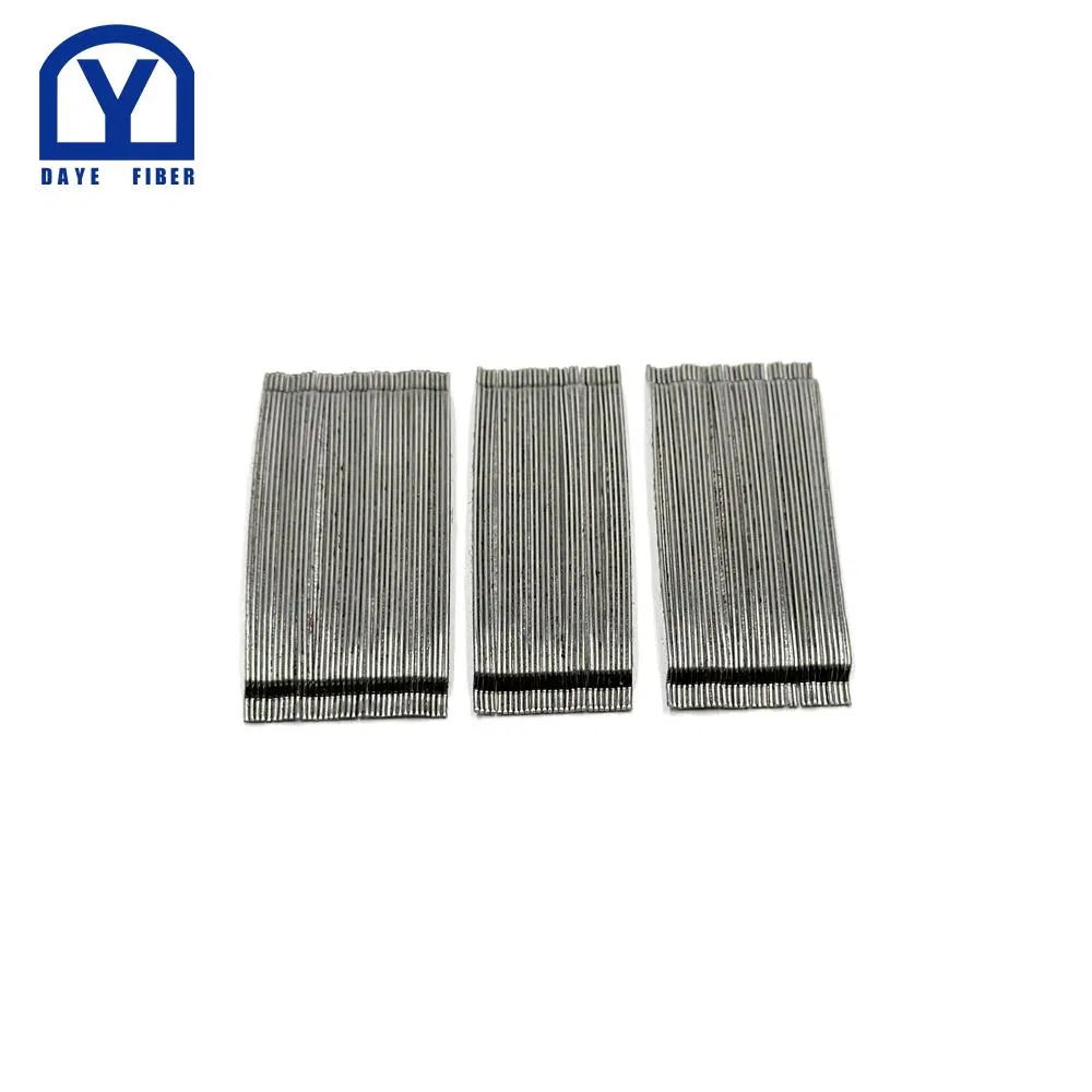 1150 MPa Glued Steel Fiber for High-Strength Concrete Applications