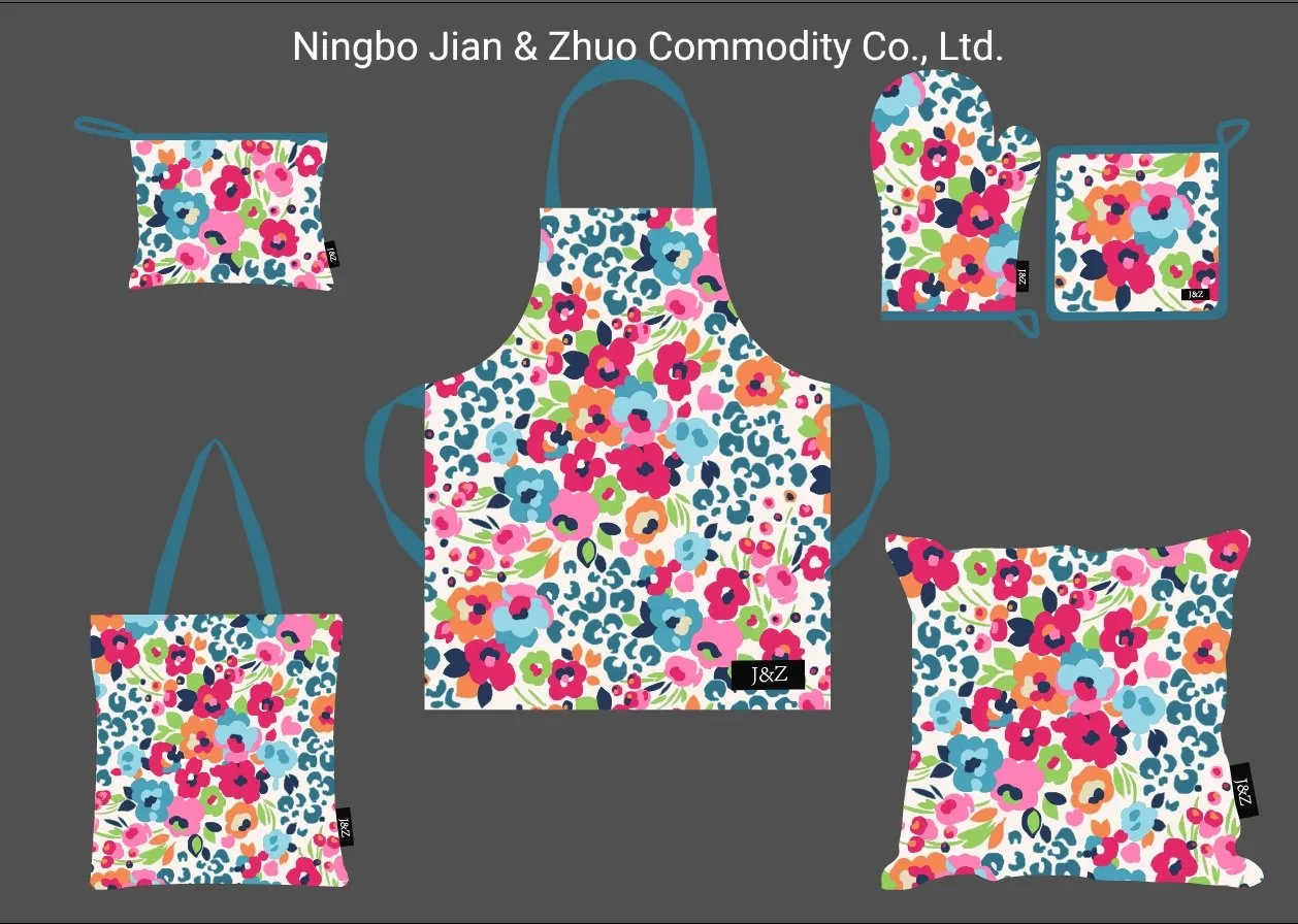 Custom a Set of Household Textiles Kitchen Textile Accessories Used for Kitchen, Home Decoration, Shopping