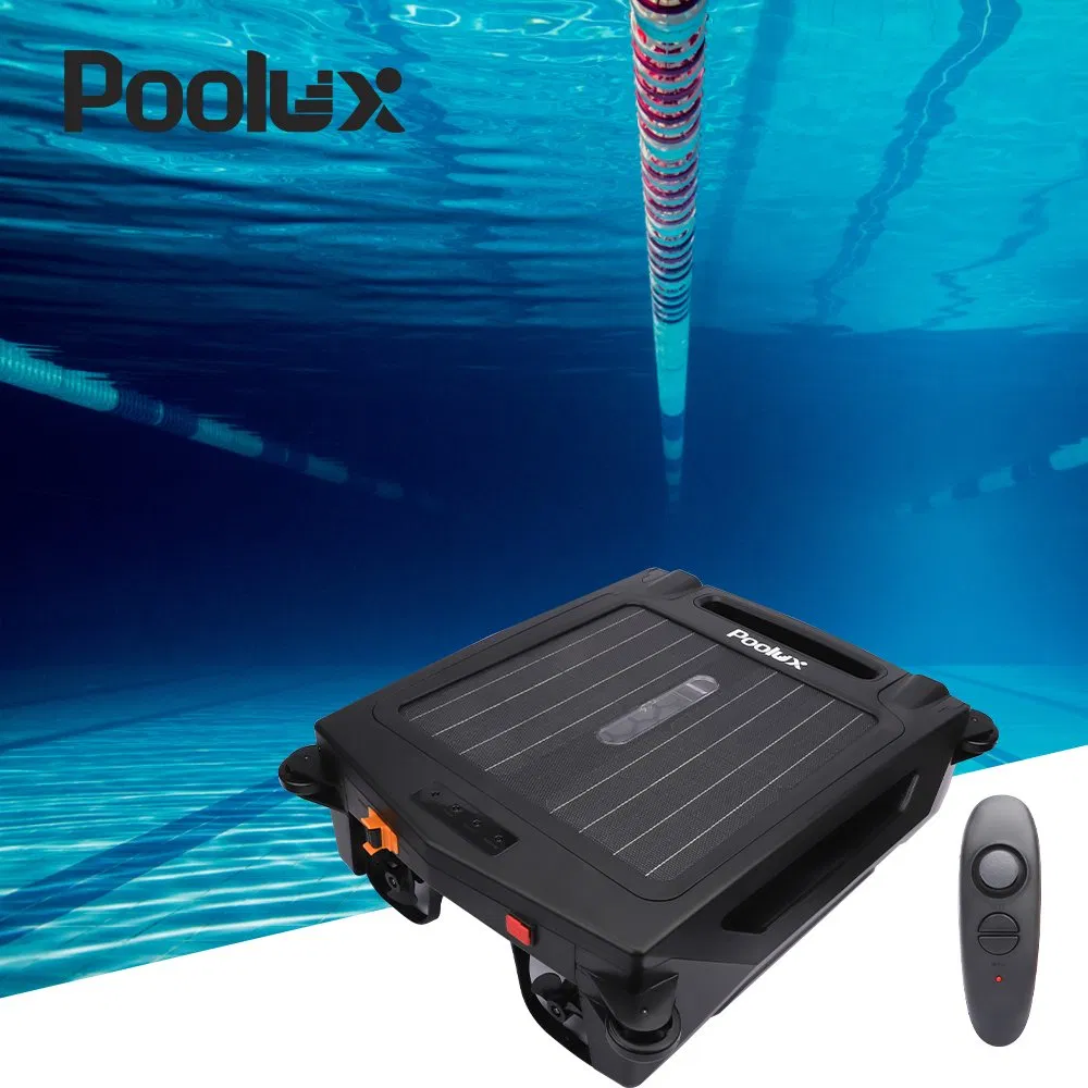 Factory Automatic Pool Vacuum Cleaner Rechargeable Cordless Remote Solar Powered Robotic Skimmer Cleaner with Dual Charging Options