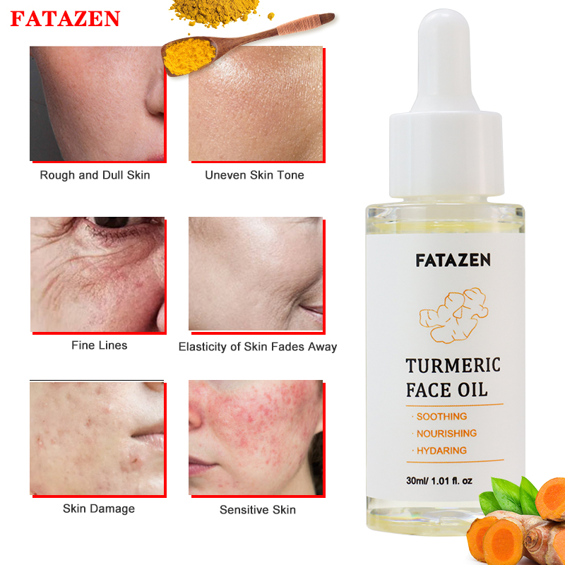 Anti-Oxidant Vitamin C Dry Fine Lines Repair Damaged Turmeric Facial Essence
