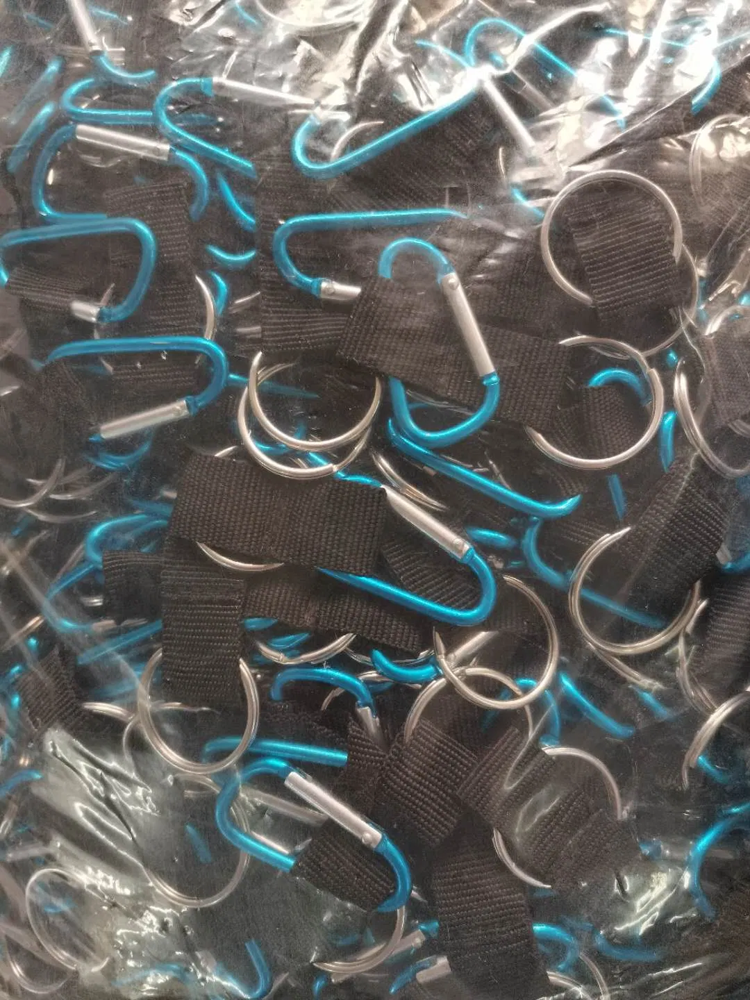 Climbing Lock Keychain Snap Hook Safety Heavy Duty Metal Spring Clip