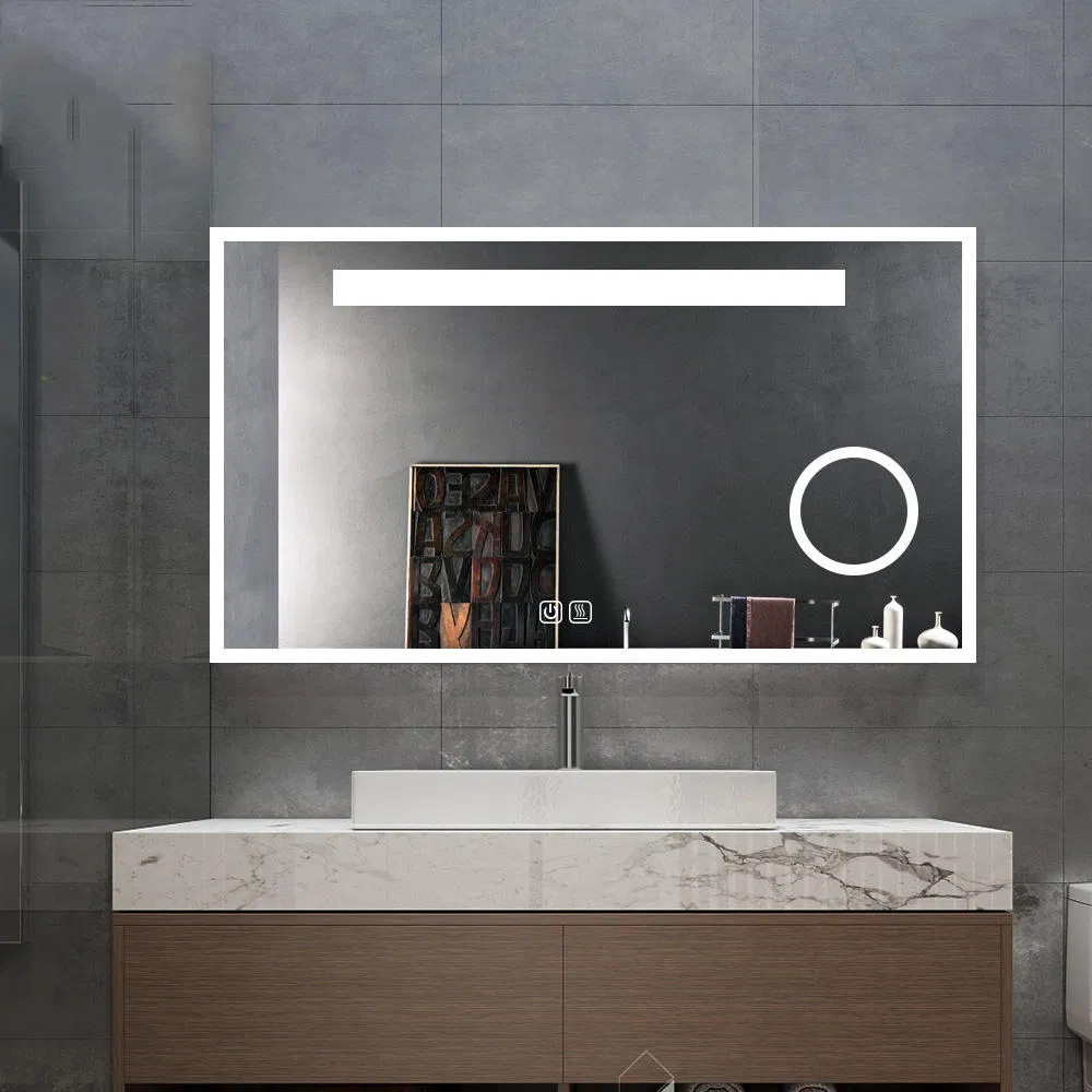 Greenfrom Bathroom Backlit Mirror Large LED Wall Mirror High Class Hotel Mirror