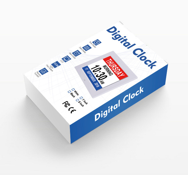 LCD Digital Clock Desktop Electronic Photo Album Calendar Elderly Medication Alarm Clock