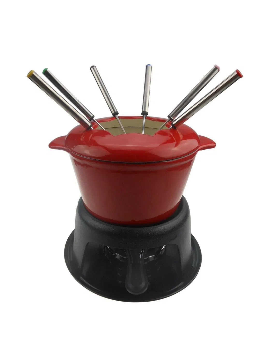 Cast Iron Cheese Pot/Fondue Set/Fondue Pot